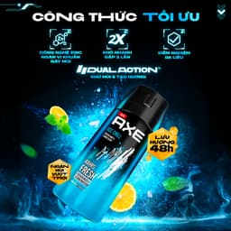 Thumbnail Xịt nước hoa nam toàn thân AXE 135ml, lưu hương và khử mùi lên đến 48h 4