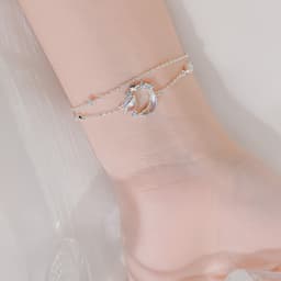 Thumbnail Lắc tay bạc CDE Star Moonstone Bracelet Silver CDE2257 4