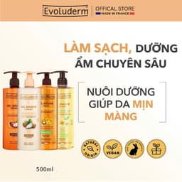 Thumbnail Gel tắm làm sạch da, dưỡng ẩm sâu Evoluderm Gel Douche 500ml 1