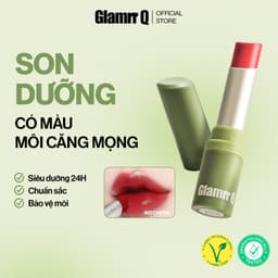 Thumbnail Siêu Son Dưỡng Có Màu Thuần Chay Môi Nhạy Cảm Glamrr Q Vegan Super Lip Balm (4.5g) 2