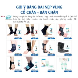 Thumbnail Bó Cổ Chân Có Đai Dán Chéo UM D11 [United Medicare] [1 Cái]. Tiêu Chuẩn Châu Âu 4