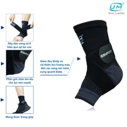 Thumbnail Bó Cổ Chân Có Đai Dán Chéo UM D11 [United Medicare] [1 Cái]. Tiêu Chuẩn Châu Âu 3