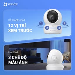 Thumbnail Camera wifi ezviz C6N Pro 3MP Quad HD 2K Trong Nhà, Quay Quét 360, Đàm Thoại 2 Chiều 4