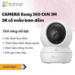 Thumbnail Camera wifi ezviz C6N Pro 3MP Quad HD 2K Trong Nhà, Quay Quét 360, Đàm Thoại 2 Chiều 1