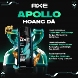 Thumbnail Combo Xịt nước hoa nam toàn thân AXE 135ml, lưu hương và khử mùi lên đến 48h 4