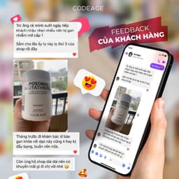 Thumbnail Viên uống hỗ trợ dưỡng sáng da CodeAge Liposomal Glutathione 60 viên hỗ trợ cải thiện nám 500mg/1000mg ajaskinlab 3