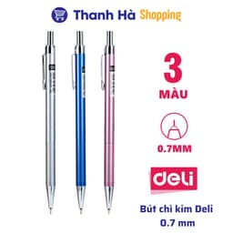 Thumbnail Bút chì 2B, HB có tẩy, không tẩy, chì kim Thiên Long, Deli, Baoke 4