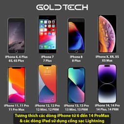 Thumbnail Bộ sạc nhanh Borofone GBA81 PD 20W kèm cáp Type-C dùng cho 8/X/11/12/13/14  sạc nhanh 3A, dây dài 1m, chân dẹt 3