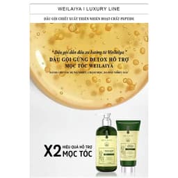 Thumbnail Dầu gội đầu thảo dược Weilaiya gừng detox da đầu và kích thích mọc tóc gấp đôi hiệu quả cho da đầu dầu 420ml 4