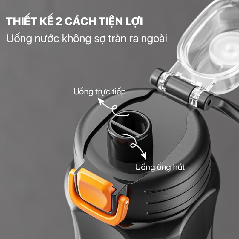 Ảnh Dung tích lớn cùng bình nước thể thao phong cách mới 1