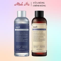Thumbnail Nước hoa hồng Klairs Supple Preparation Unscented Toner 180ml có mùi và không mùi cấp ẩm tức thì làm sạch sâu 1