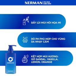 Thumbnail Dung dịch vệ sinh nam giới 0 độ Nerman hương nước hoa cao cấp 100ml 3