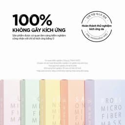 Thumbnail Combo Mix 10 Miếng Mặt Nạ Vải Vi Sợi Be'Balance MICRO FIBER MASK 3in1 giúp Làm Đẹp Da 3