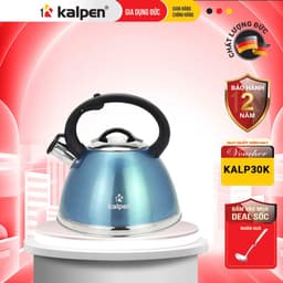 Thumbnail Ấm Đun Nước INOX 304 5 Đáy Cao Cấp KK03-3L Hàng Chính Hãng KALPEN-GIA DỤNG ĐỨC Bảo Hành 3 Năm 1