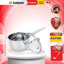 Thumbnail Quánh INOX 304 Cao Cấp 5 Lớp Size 16cm Model L16 Hàng Chính Hãng KALPEN-GIA DỤNG ĐỨC 1