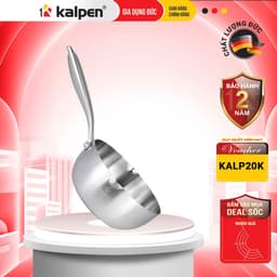 Thumbnail Chảo INOX 304 Cao Cấp 5 Lớp Liền Khối Miệng Rót Leger Size 18-20-28cm Chính Hãng KALPEN-GIA DỤNG ĐỨC 1