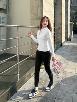 Thumbnail Áo khoác tập gym nữ Fitme chống tia UV SPF 50+ tôn dáng ôm body thoáng khí chơi tennis pickleball AKTG01 4