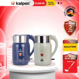 Thumbnail Ấm Đun Nước Siêu Tốc INOX 304 Cao Cấp KK68 1.8L-2200W Chính Hãng KALPEN-GIA DỤNG ĐỨC Bảo Hành 2 Năm 1