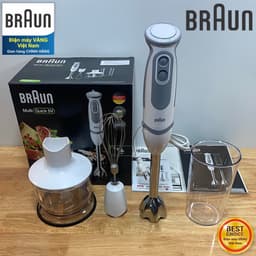 Thumbnail Máy xay cầm tay thế hệ mới Braun MQ5200 MQ5235 1000W, số 1 thế giới, chống văng độc quyền, xay nhanh, hàng chính hãng 1