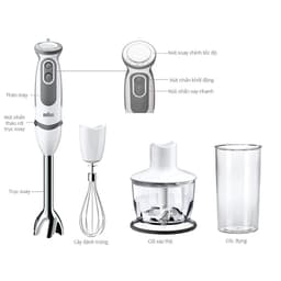 Thumbnail Máy xay cầm tay thế hệ mới Braun MQ5200 MQ5235 1000W, số 1 thế giới, chống văng độc quyền, xay nhanh, hàng chính hãng 3