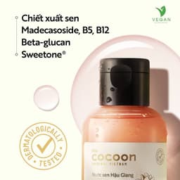 Thumbnail Toner Nước cân bằng da Sen Hậu Giang Cocoon 310ml thuần chay 3