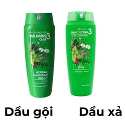 Thumbnail Dầu gội và dầu xả dược liệu Thái Dương 3 / 3 Gold Chai 200ml - Sao Thái Dương 4