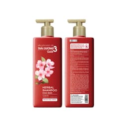 Thumbnail Dầu gội Thảo dược Thái Dương 3 Gold Hoa Đào Chai 500ml, 333ml - Sao Thái Dương 4