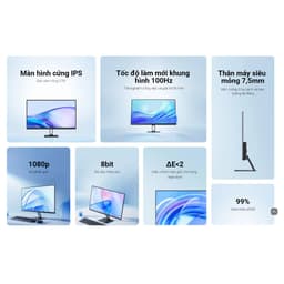 Thumbnail Màn Hình Máy Tính PC Xiaomi Monitor A27i 27inch Tấm Nền LCD IPS-Tần Số Quét 100Hz-Bảo Hành 36 Tháng 2