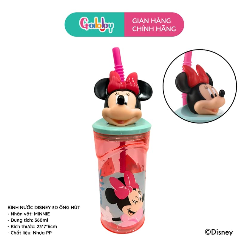 Ảnh Bình Uống Nước Siêu Dễ Thương Hình Nhân Vật Marvel/ Disney Đáng Yêu Cho Bé 3