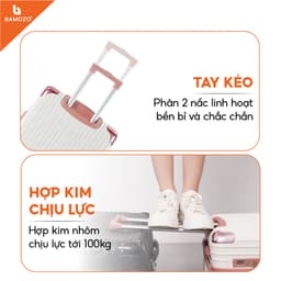 Thumbnail Vali Kéo Du Lịch Bamozo 8809 Size 20/24/28 Chống Va Đập Chống Trầy Xước Bảo Hành 5 Năm 4