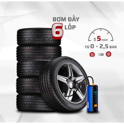 Thumbnail Bơm lốp kích bình ô tô 4 trong 1 Medicar 12000mAh. Tích hợp sạc dự phòng và đèn pin chiếu sáng 4