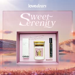 Thumbnail SWEET SERENITY _Hộp Quà Tặng Nến Thơm Lovedear - Quà Tặng ,  Nến Thơm Tinh Dầu Kèm Nước Hoa, Thiệp Và Phụ Kiện Trang Trí 2