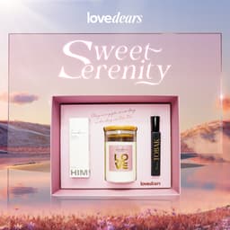 Thumbnail SWEET SERENITY _Hộp Quà Tặng Nến Thơm Lovedear - Quà Tặng ,  Nến Thơm Tinh Dầu Kèm Nước Hoa, Thiệp Và Phụ Kiện Trang Trí 1