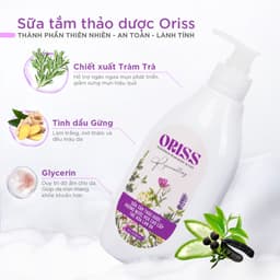 Thumbnail Sữa tắm thảo dược Oriss hương nước hoa chăm sóc da mịn màng dưỡng ẩm da 300ml 3