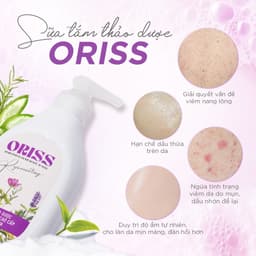 Thumbnail Sữa tắm thảo dược Oriss hương nước hoa chăm sóc da mịn màng dưỡng ẩm da 300ml 4