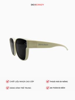 Thumbnail Kính Râm Phân Cực DOKCRAZY SKINO Câu Cá, Lồng Ngoài Cho Người Đeo Gọng Kính, Dáng Unisex, Nhẹ Dễ Đeo 4