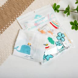 Thumbnail 10 Chiếc Khăn Sữa 2 Lớp BONNY Sợi Tre Mềm, Thấm Hút Tốt Không Xù Nhăn (KT: 26x26Cm) 3