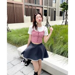 Thumbnail Áo Croptop 2 Dây Thun Rút Kiểu Dáng Thời Trang Hàn Quốc Nhiều Màu GAGO Brand GA4120 2