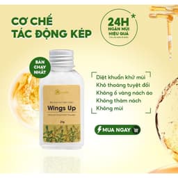Thumbnail Combo 2 Bột Khử Mùi Wings Up Khử Mùi Hôi Chân Hôi Nách Giảm Tiết Mồ Hôi Hôi Cỏ Mềm 25g 1