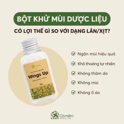 Thumbnail Combo 2 Bột Khử Mùi Wings Up Khử Mùi Hôi Chân Hôi Nách Giảm Tiết Mồ Hôi Hôi Cỏ Mềm 25g 3