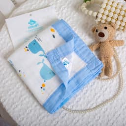 Thumbnail Khăn Tắm Và Quấn Ủ Bonny Mềm Mịn Sang Xịn Cho Em Bé 1