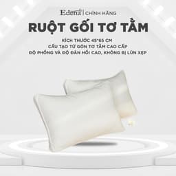 Thumbnail RUỘT GỐI TƠ TẰM EDENA KÍCH THƯỚC 45x65CM - NÂNG NIU TỪNG GIẤC NGỦ NGON 3