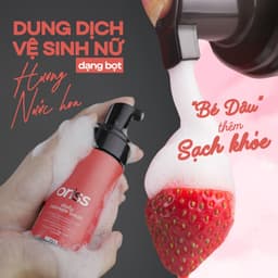 Thumbnail Dung dịch vệ sinh phụ nữ dạng bọt Oriss Daily Intimate Wash hỗ trợ làm sạch dịu nhẹ hương nước hoa 120ml 2