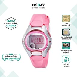 Thumbnail Đồng Hồ Casio Trẻ Em Điện Tử LW-200-4BVDF Dây Cao Su Chính Hãng Cho Bé Gái 1