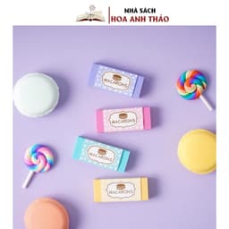 Thumbnail Gôm Tẩy Nano Classmate Thiết Kế Hình Macarons Tẩy Sạch, An Toàn Cho Bé CL-ER605 1