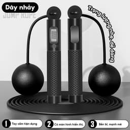 Thumbnail BG - Dây Nhảy Bóng Thể Lực Chính Hãng Hỗ Trợ Tập Thể Dục, Thể Thao Tiện Lợi Tại Nhà 4
