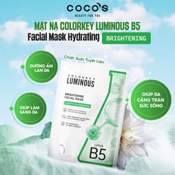 Thumbnail Combo 10 Mặt Nạ Colorkey Luminous B5 Facial Mask, Mặt Nạ Dưỡng Ẩm, Làm Dịu, Sáng Da Giảm Mụn 25mlx10 4