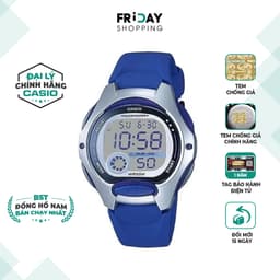 Thumbnail Đồng Hồ Casio Trẻ Em Điện Tử LW-200-2AVDF Mặt Tròn Dây Cao Su Chính Hãng 1