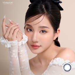 Thumbnail Kính áp tròng VIVIMOON LENS 1 ngày đen tự nhiên khóa ẩm Circle Black (Giá 1 chiếc) 2
