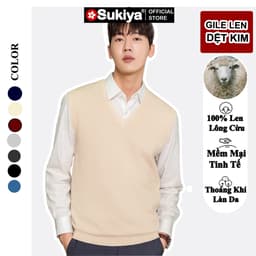 Thumbnail Áo Len Ghile Nam SUKIYA Chất Len Lông Cừu Mềm Mịn Hàng Cao Cấp AL31 2
